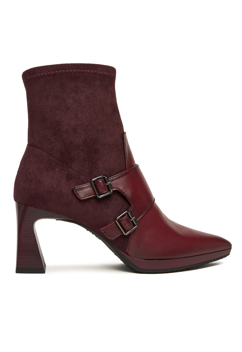 Botine dama HI254304 - Piele naturala - Maro