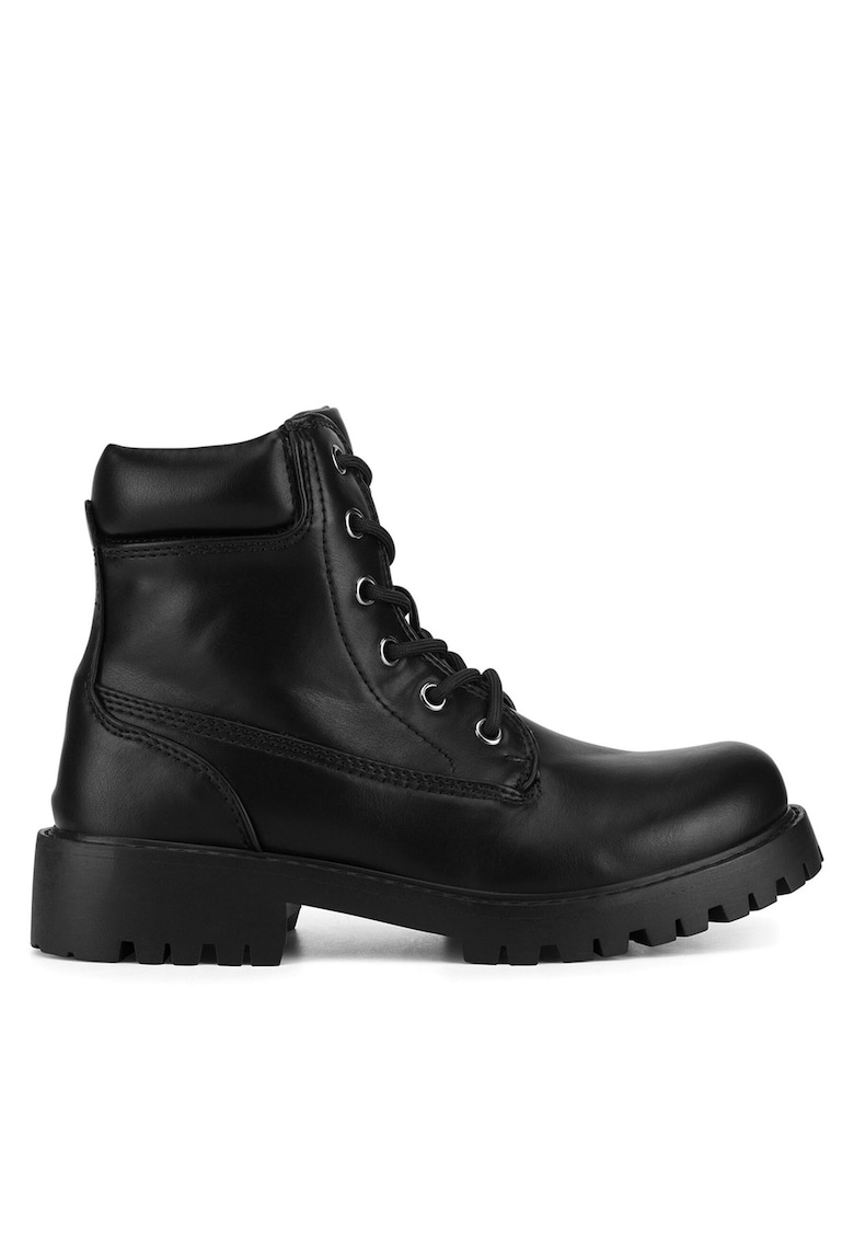 Botine dama - Textil - Negru WS5628-10