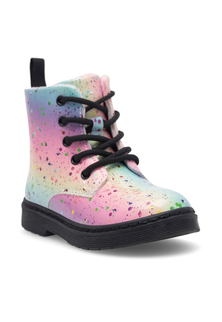Ghete pentru fete - material plastic - design multicolor - Multicolor