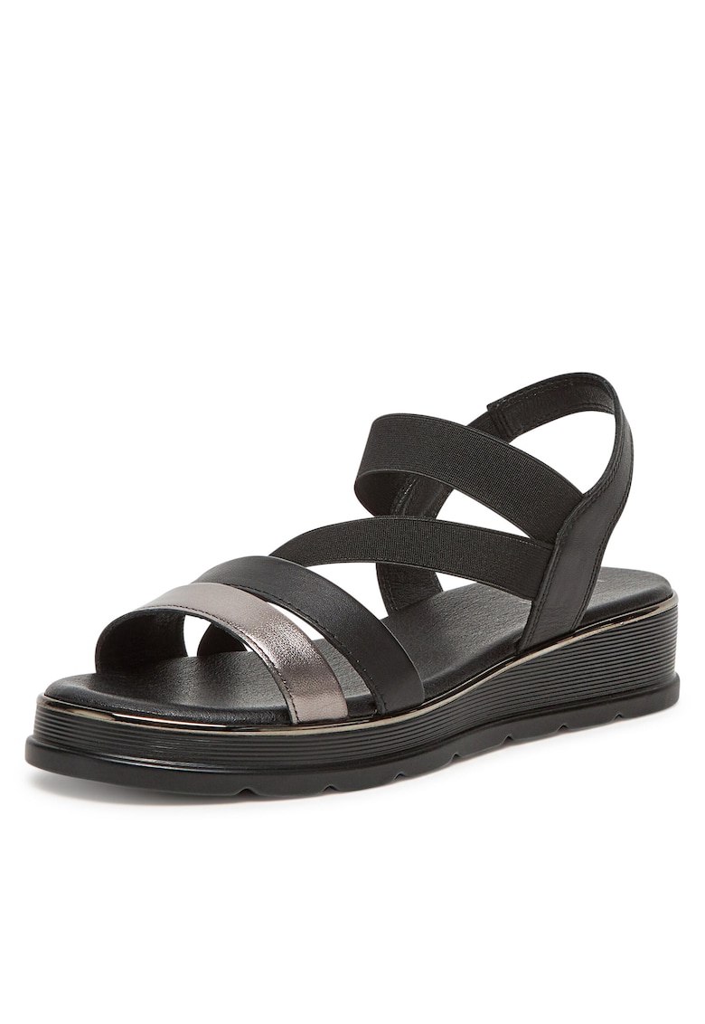 Sandale dama - RST-HANA-01 - piele naturala - negru