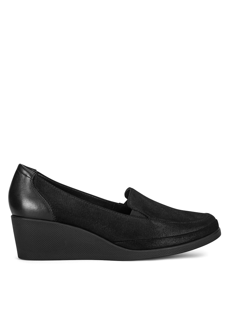 dama piele naturala - negru - Negru
