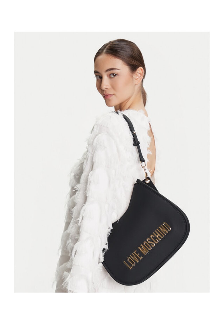 Geanta dama Moschino ecologica - Negru