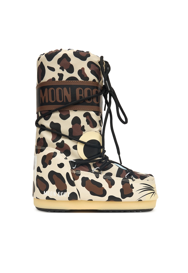 Ghete de zapada copii imprimeu Leopard - piele ecologica - multicolor -