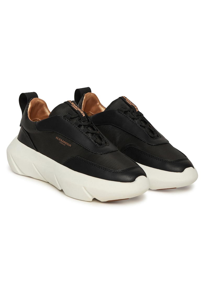 Tenisi dama - ALBCEPW-9654 - piele naturala - negru