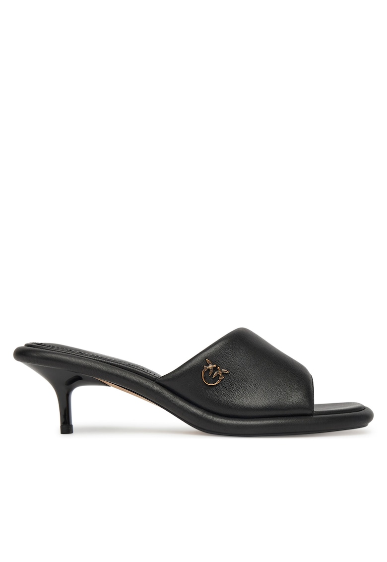 Papuci dama Z99 - piele naturala - negru
