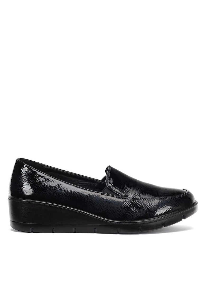 Mocasini dama piele ecologica - negru