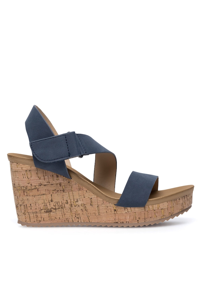 Sandale dama - bleumarin - plastic -