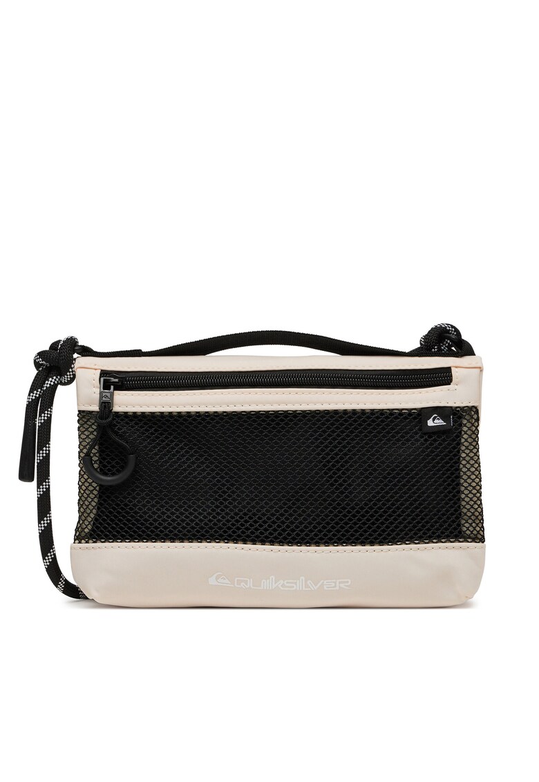 Geanta barbati - bej/negru - tesatura