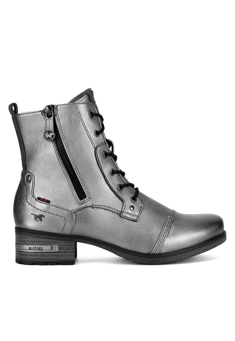 Botine dama 1229-513 - Textil - Argintiu