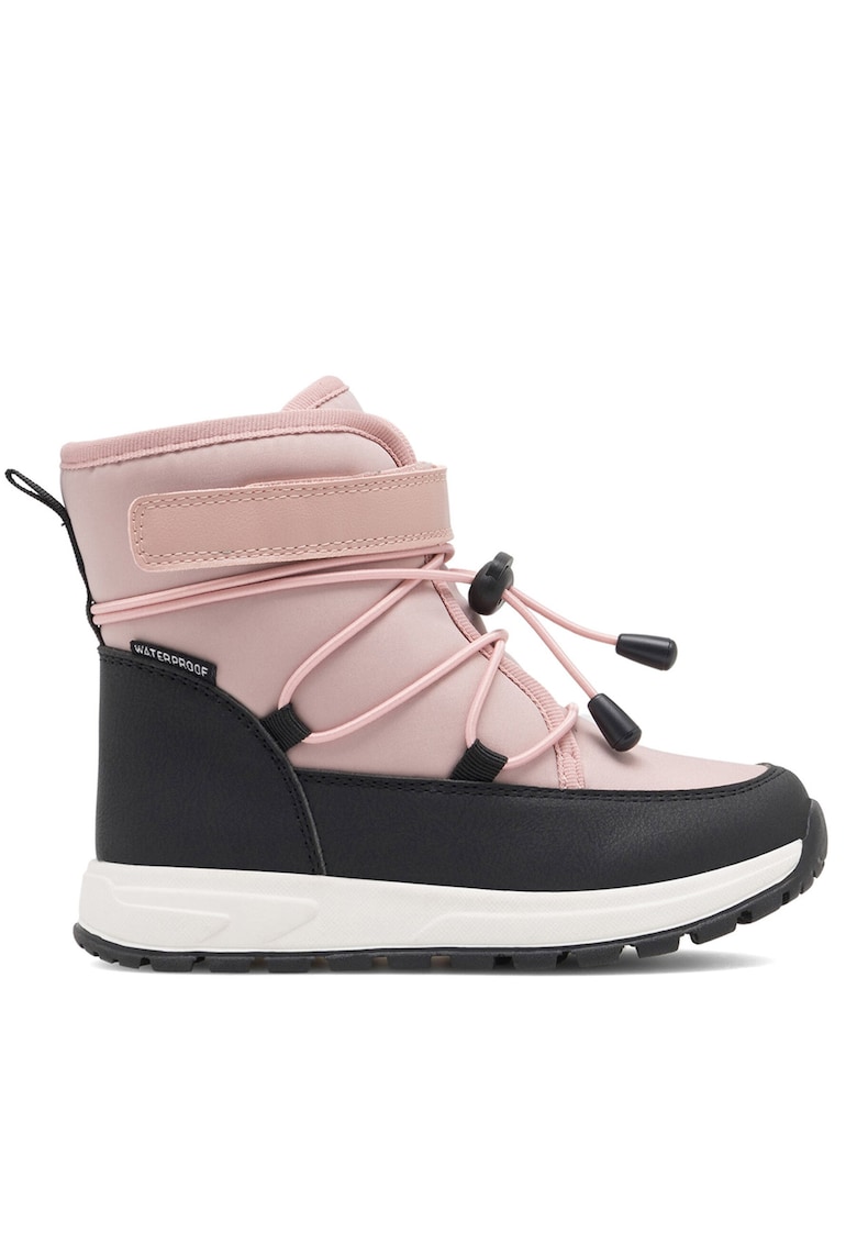 Cizme de zapada fete - negru/roz