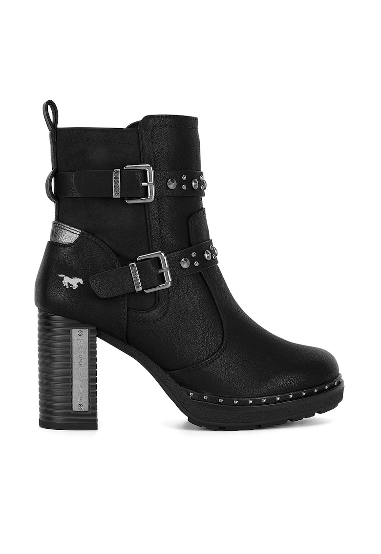 Botine dama 1336-512 - Textil - Negru -