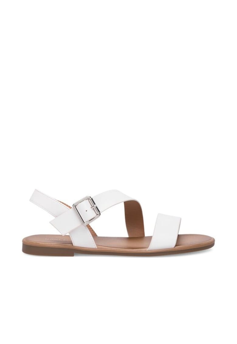 Sandale dama model DARI WS250723-3 - alb - plastic
