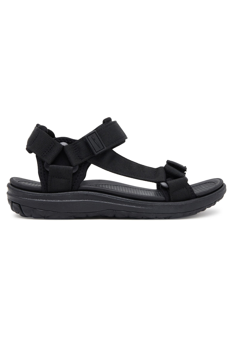 Sandale dama - negru - textil