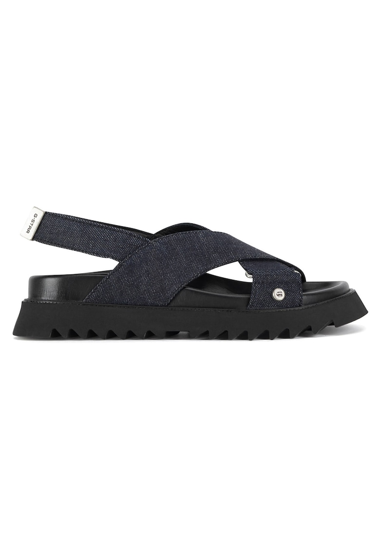 Sandale dama - DEBRA-25SS495 - bleumarin - tesatura
