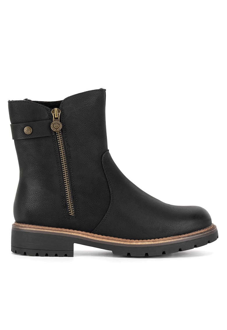 Botine dama CEO-WS6207-10 - negru - sintetic