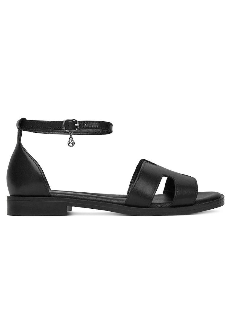Sandale RST-EMIE-28 din piele naturala - Negru