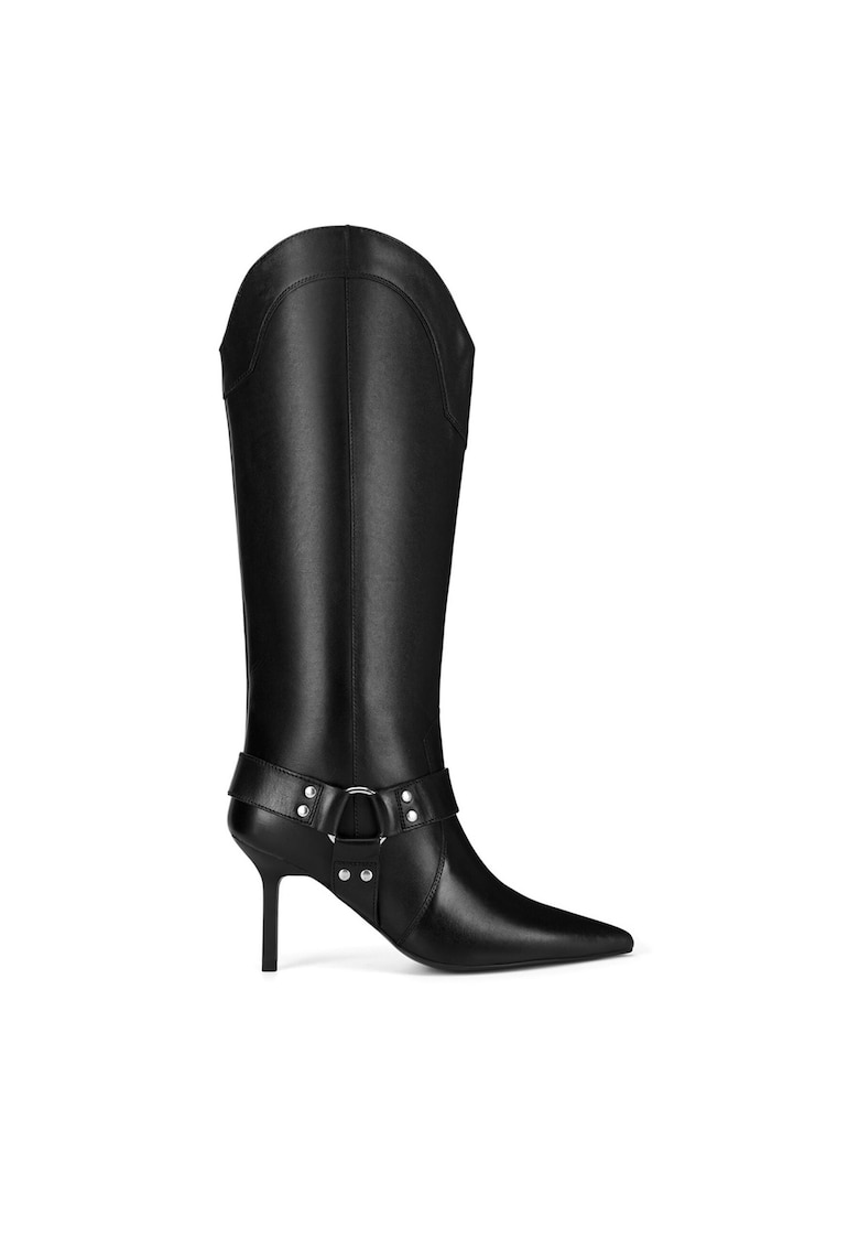 Cizme dama - AZIZA-115832 - piele naturala - negru