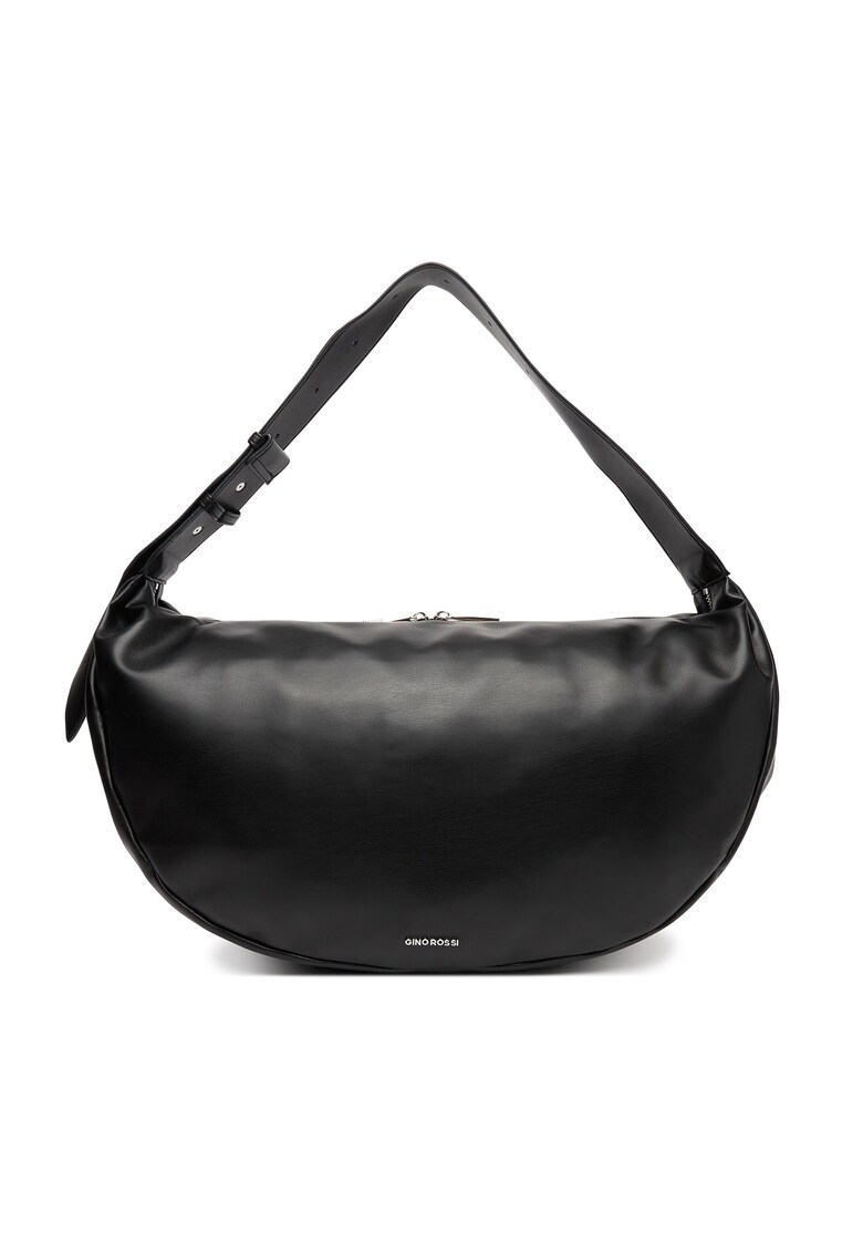 Geanta dama neagra - model C-THARA-LX10145 - din material textil.