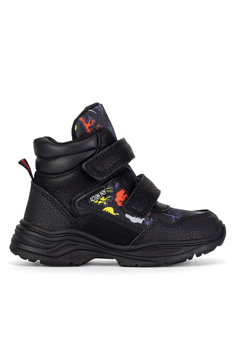 Ghete sport baieti - plastic - negru