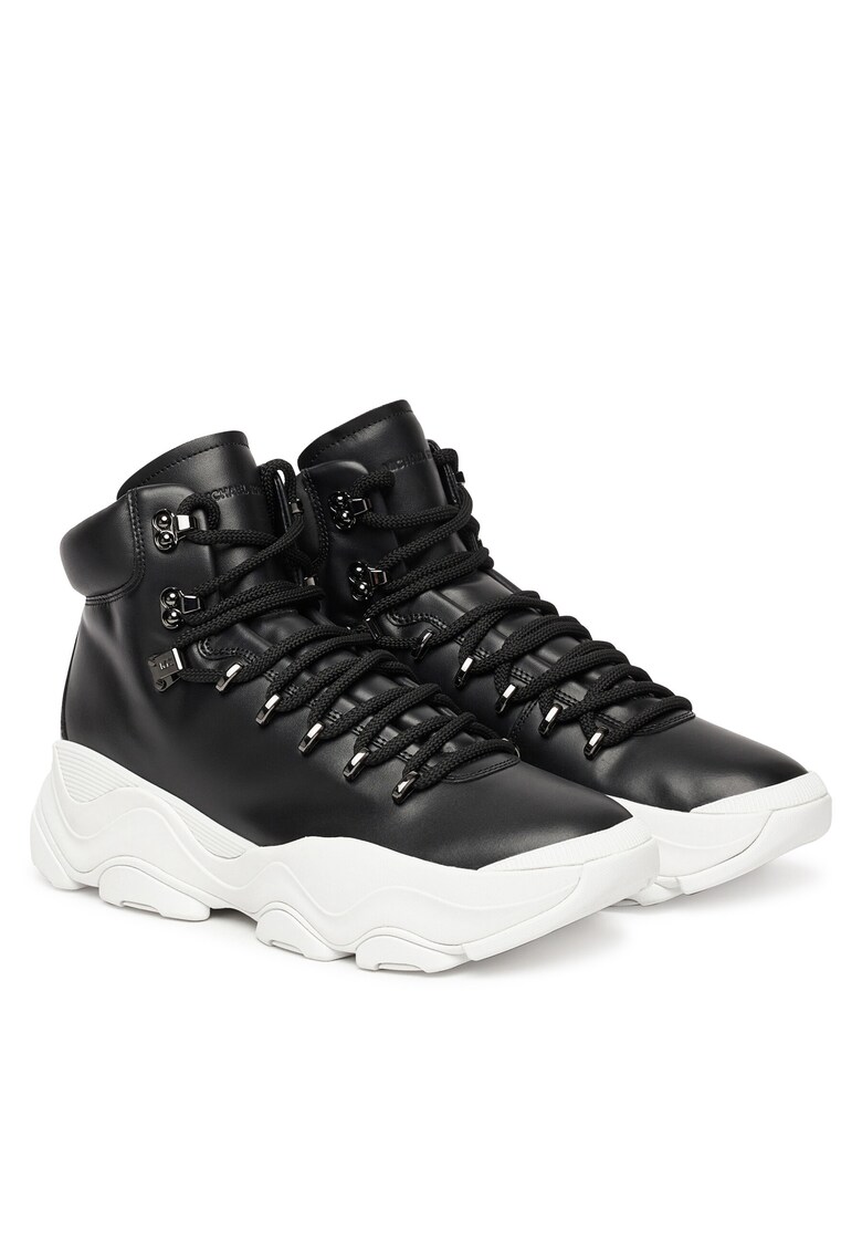 Ghete barbati piele naturala - negru -