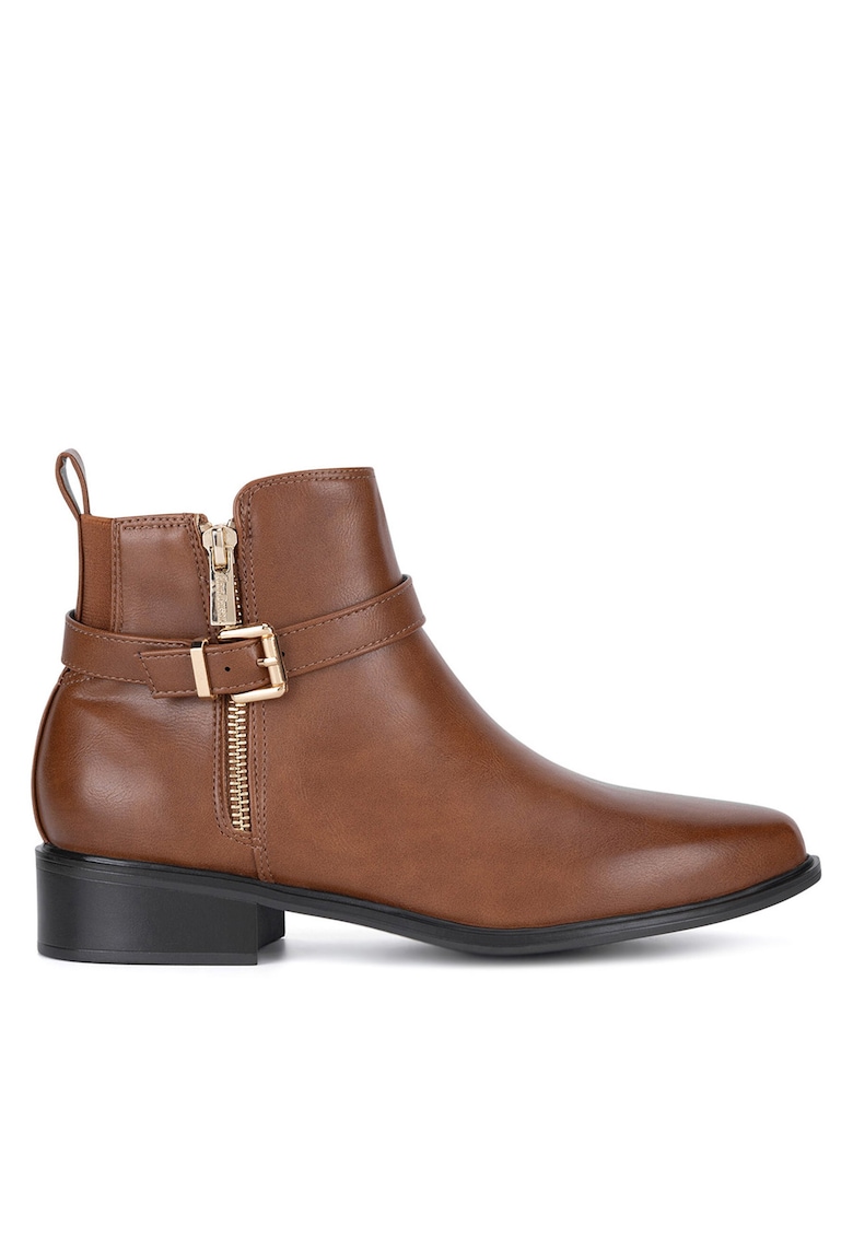 Botine dama WYL4016-1 - maro - sintetic