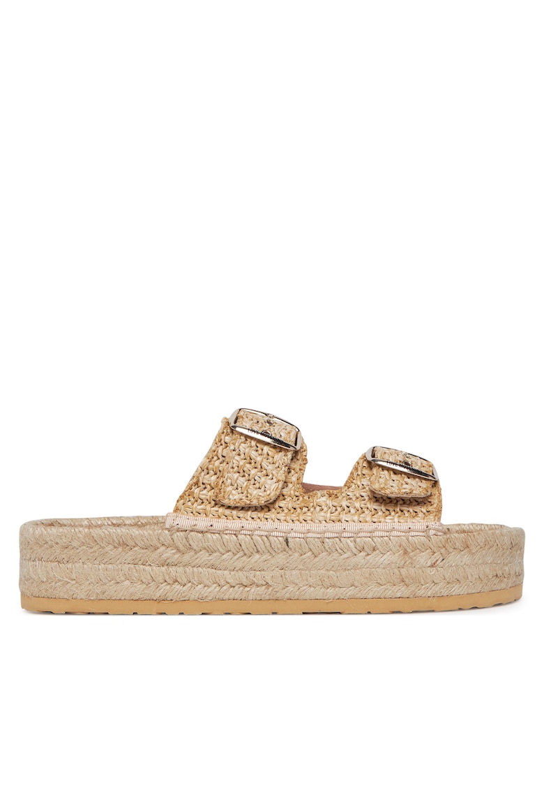 Slapi espadrile de dama - bej