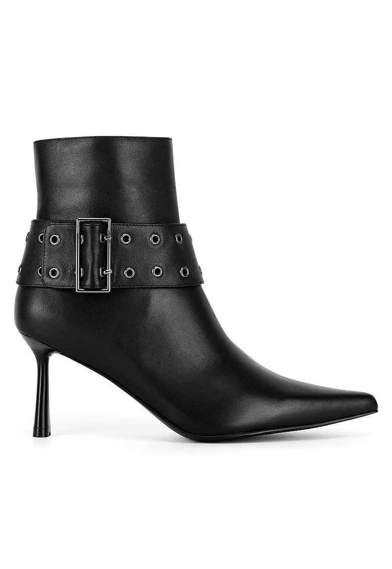 Botine dama ZAINA-2316-16 - Piele naturala - Negru