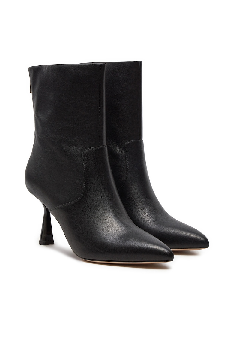 Botine dama - Piele naturala - Negru JBLK 4YGZ15 7103A -