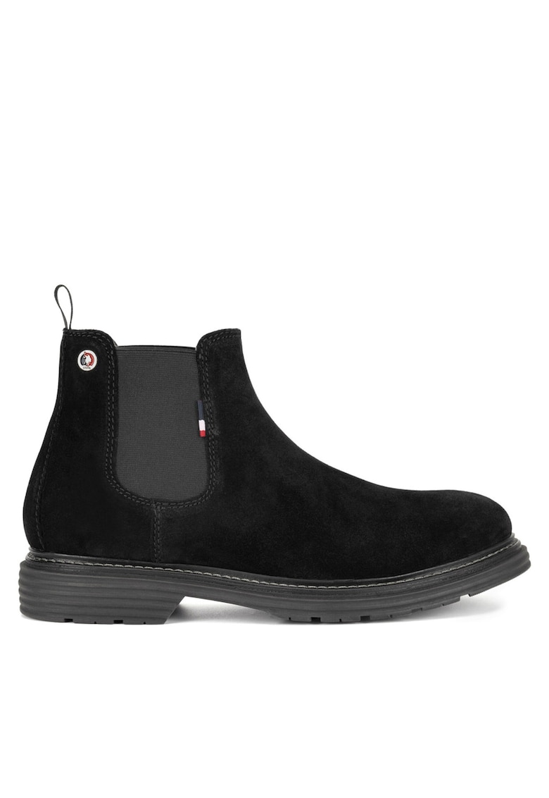 Ghete barbati - LORENZ001M/DSE1 - piele naturala - negru