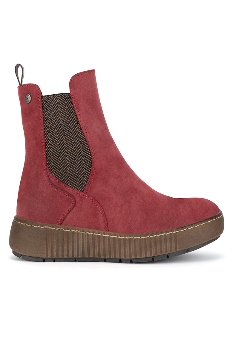 Ghete dama WS5586-07 - rosu - piele ecologica