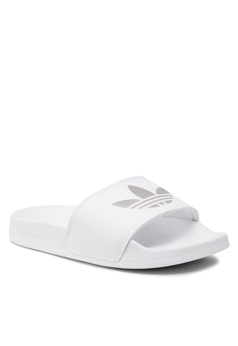Slapi dama ADILETTE - alb - sintetic - casual - cu logo