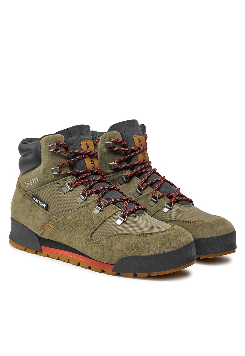 Ghete sport barbati - Olistr/Brostr/Seimor - piele naturala - verde