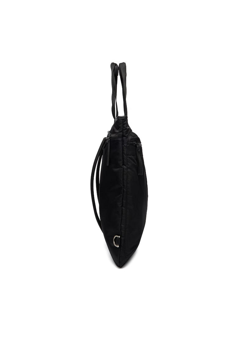 Geanta barbati Kymani Var 2141 - neagra - din material textil