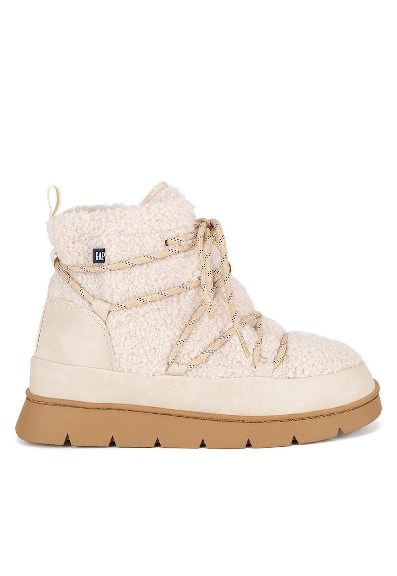 Ghete dama - RICHMOND WINTER HIGH - bej - textil