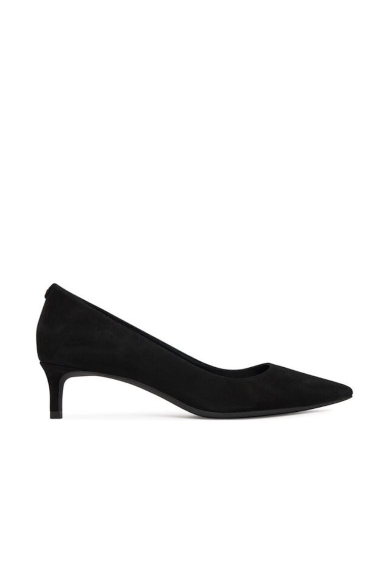 Pantofi dama - piele naturala - toc - negru