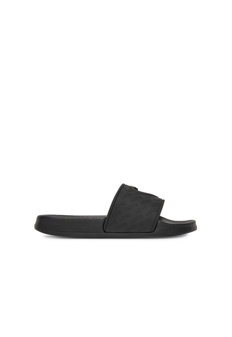 Papuci fete P2047050K - Negru - Plastic
