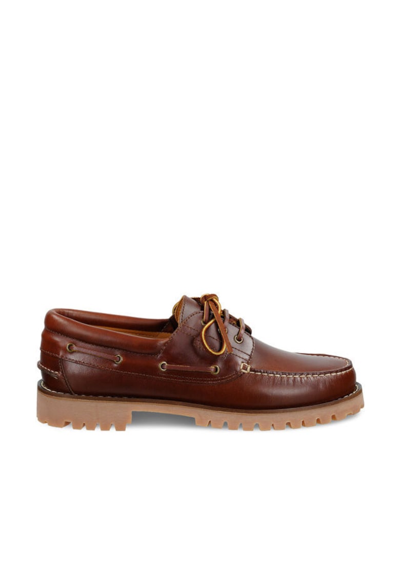 Mocasini barbati - piele naturala - maro