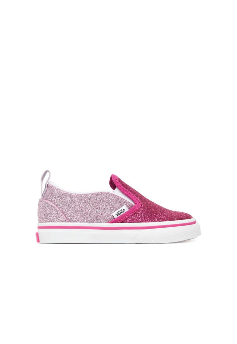 Tenisi copii - croiala Slip-On - culoare roz - tesatura textila