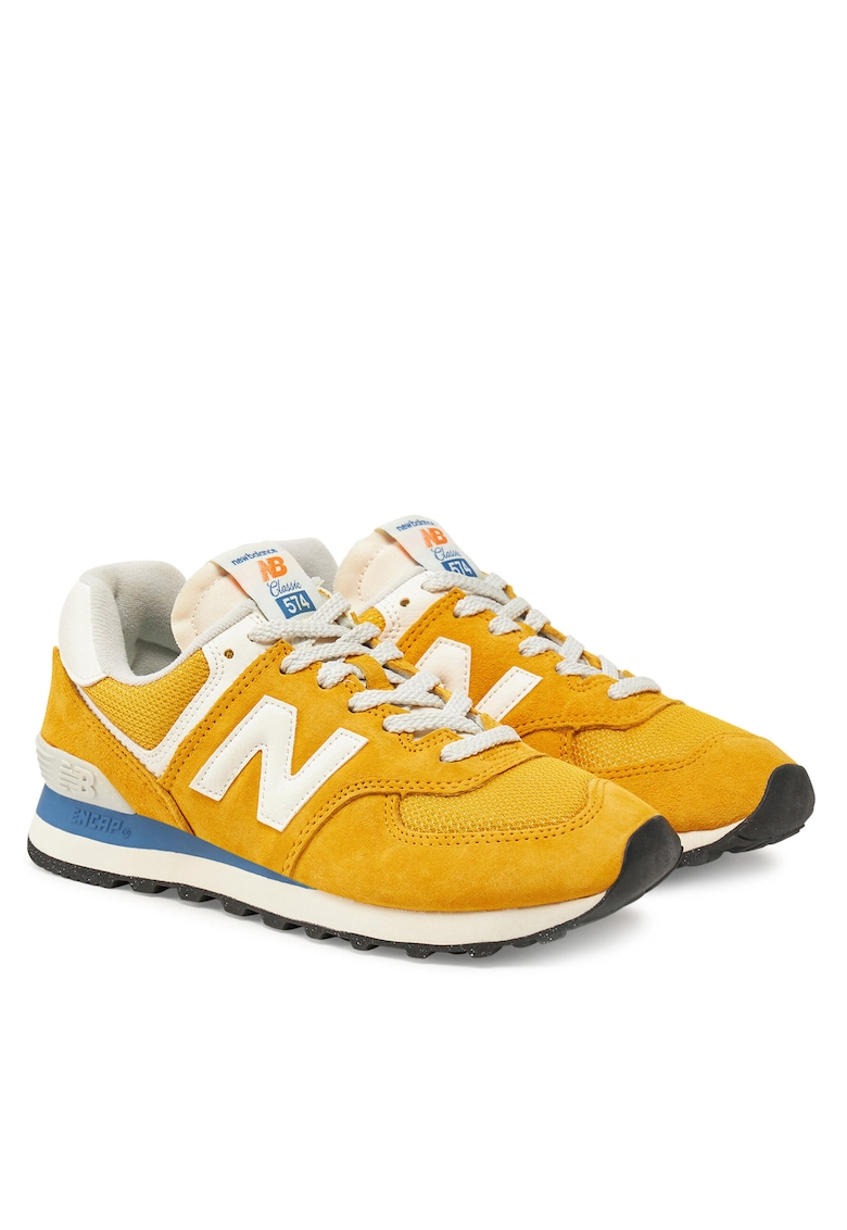 Pantofi sport dama - U574VPY - galben - piele naturala
