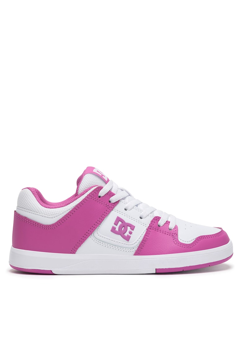 Tenisi dama - DC01682 - piele naturala - alb/roz