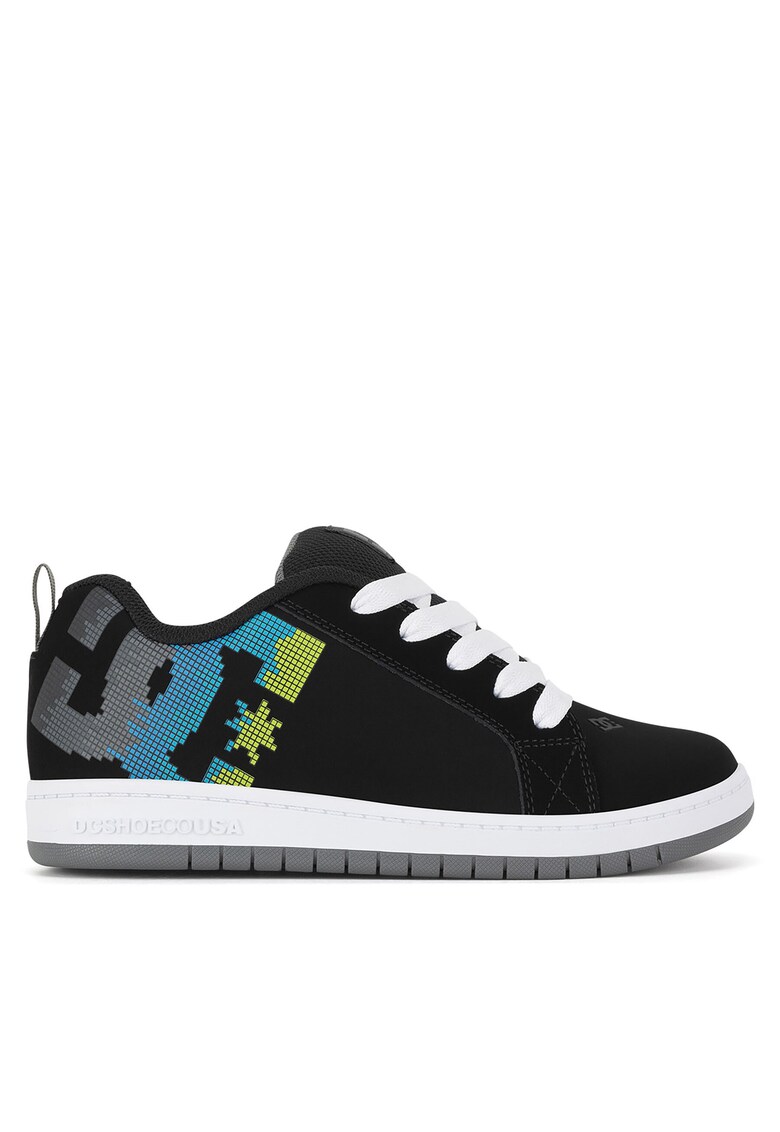 Tenisi copii - model COURT GRAFFIK - negru - piele naturala