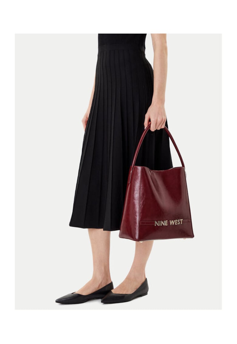 Geanta dama model CEO-UTAH-LDA8011 - bordo - material textil
