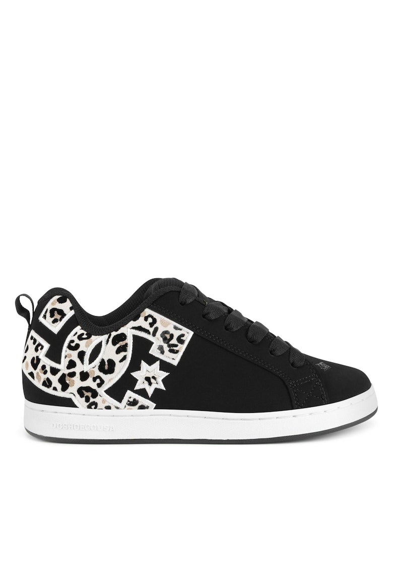 Tenisi dama - piele naturala - alb/negru