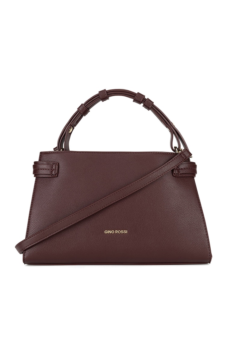 Geanta dama bordo - material sintetic