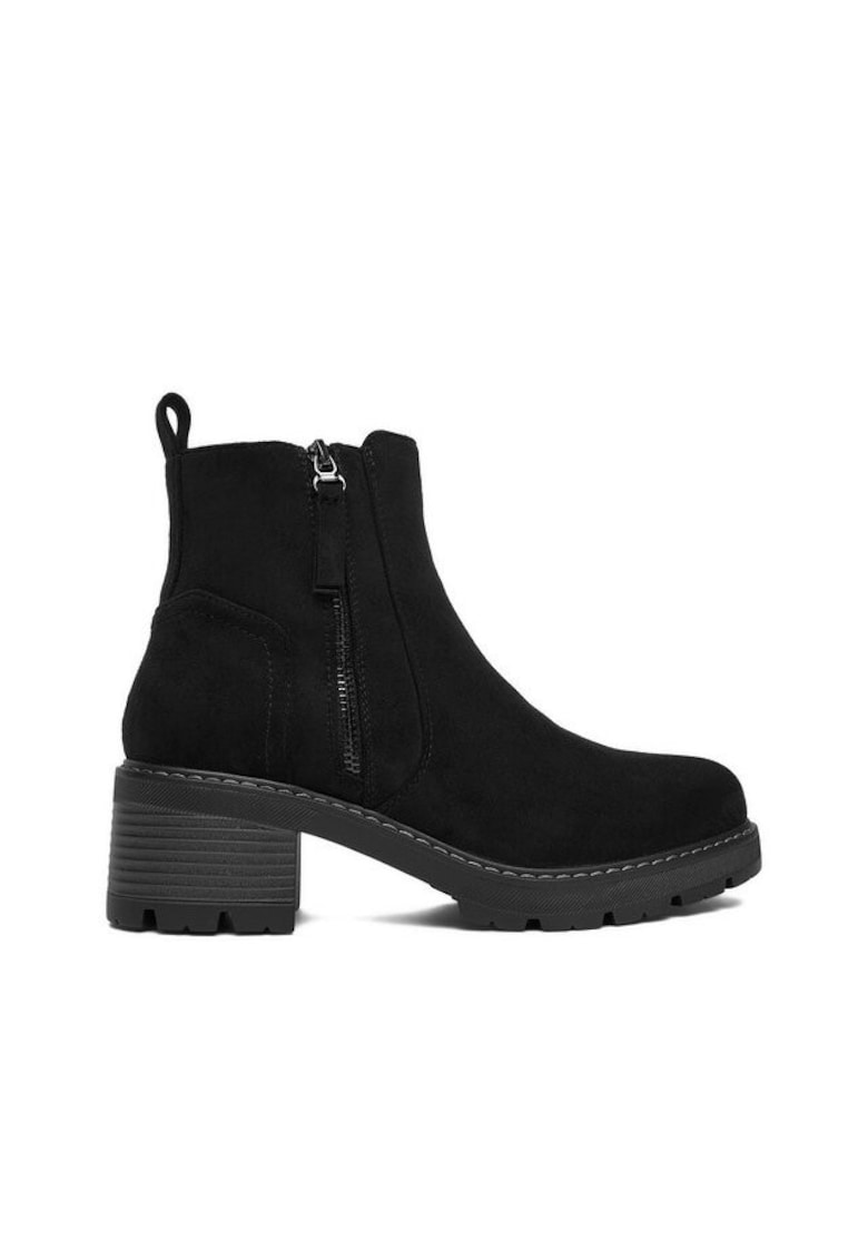 Botine dama CEO-HY58222-1 - Textil - Negru