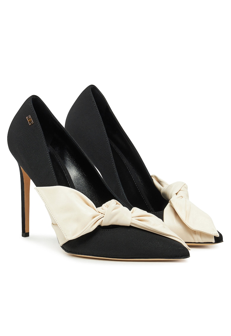 Pantofi dama - negru/alb -