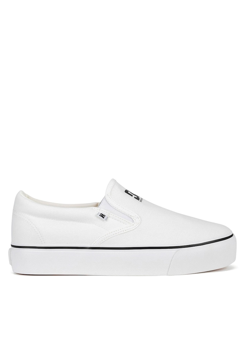 Mocasini dama - WFA3015-1 - alb - tesatura