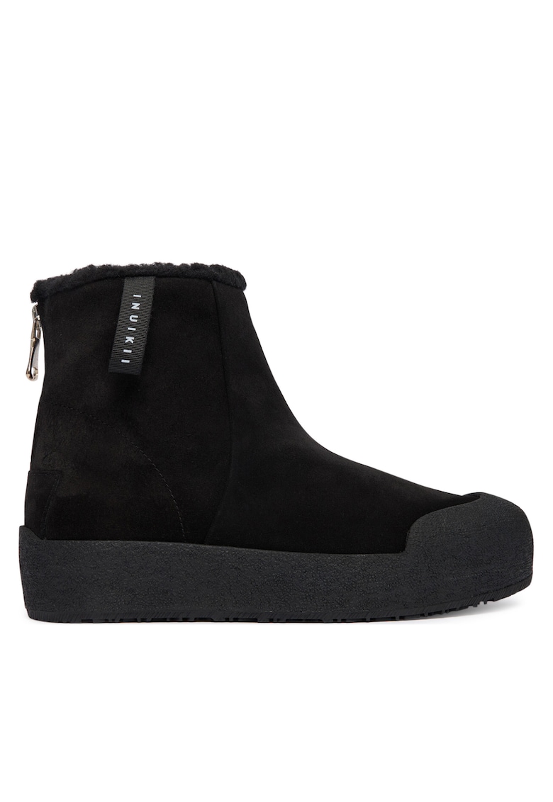 Botine dama - Cortina - piele naturala - negru
