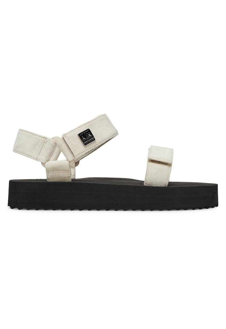 Sandale dama - Light Mirage - tesatura - alb/negru