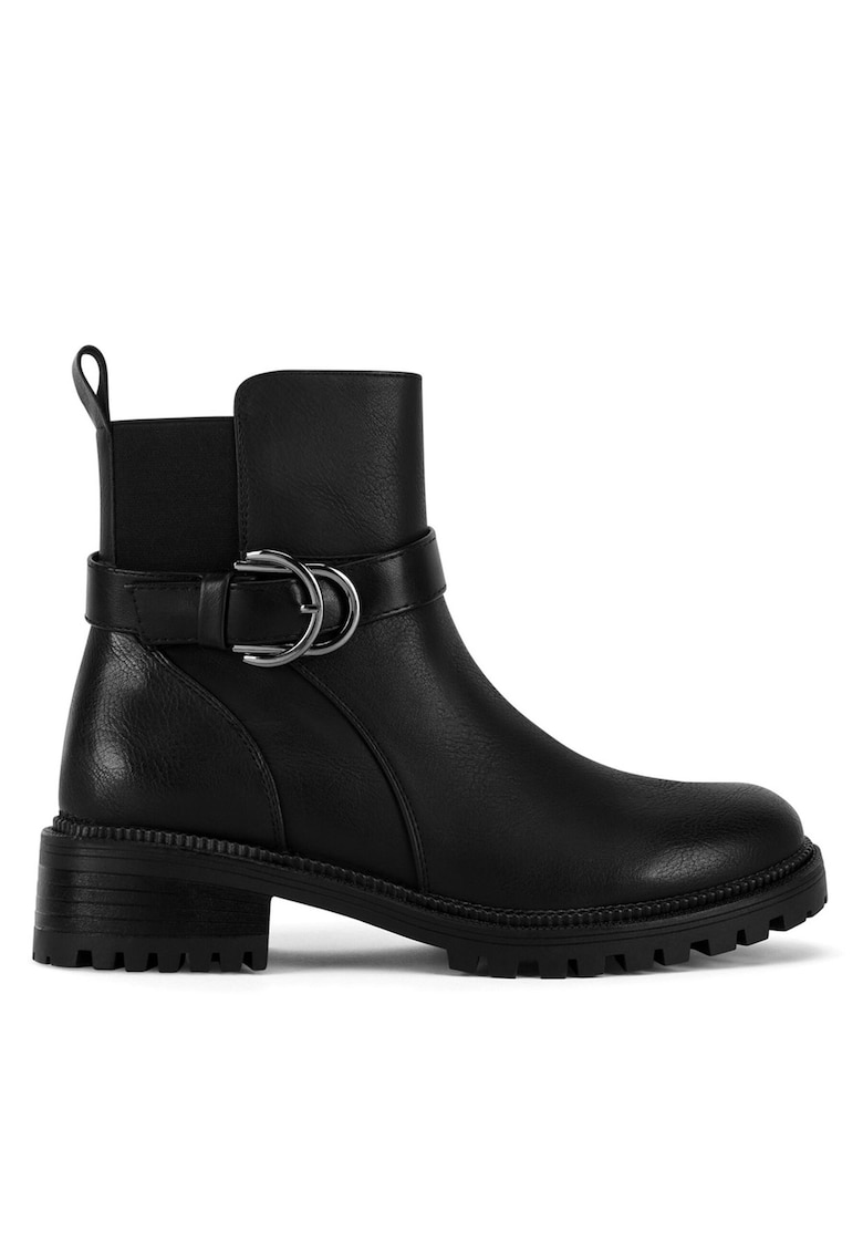 Botine dama WS5600-19 - Textil - Negru